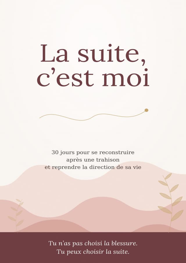 Livre principal — La suite, c'est moi